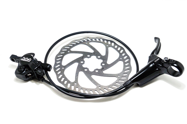 Тормоз дисковый гидравлический,задний Tektro HDC-300R, ручка торм.с адапт,ротором IS6 160мм,гидролиния,крепление IS6